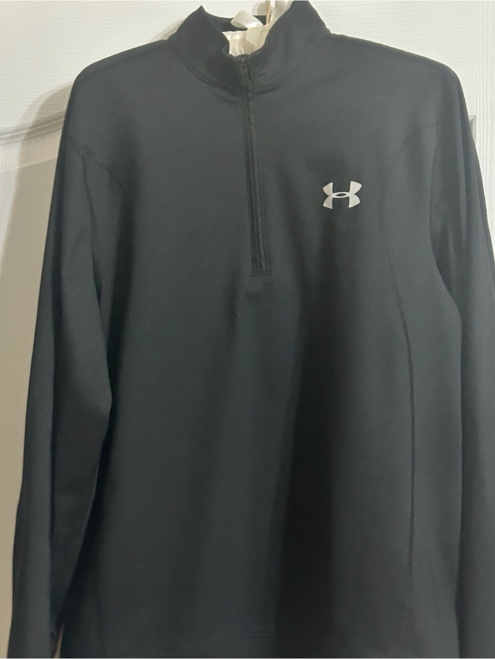 Under Armour Black Performance Quarter-Zip with Yellow Accents